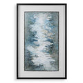 UTTERMOST LAKESIDE GRANDE FRAMED ABSTRACT PRINT - Art