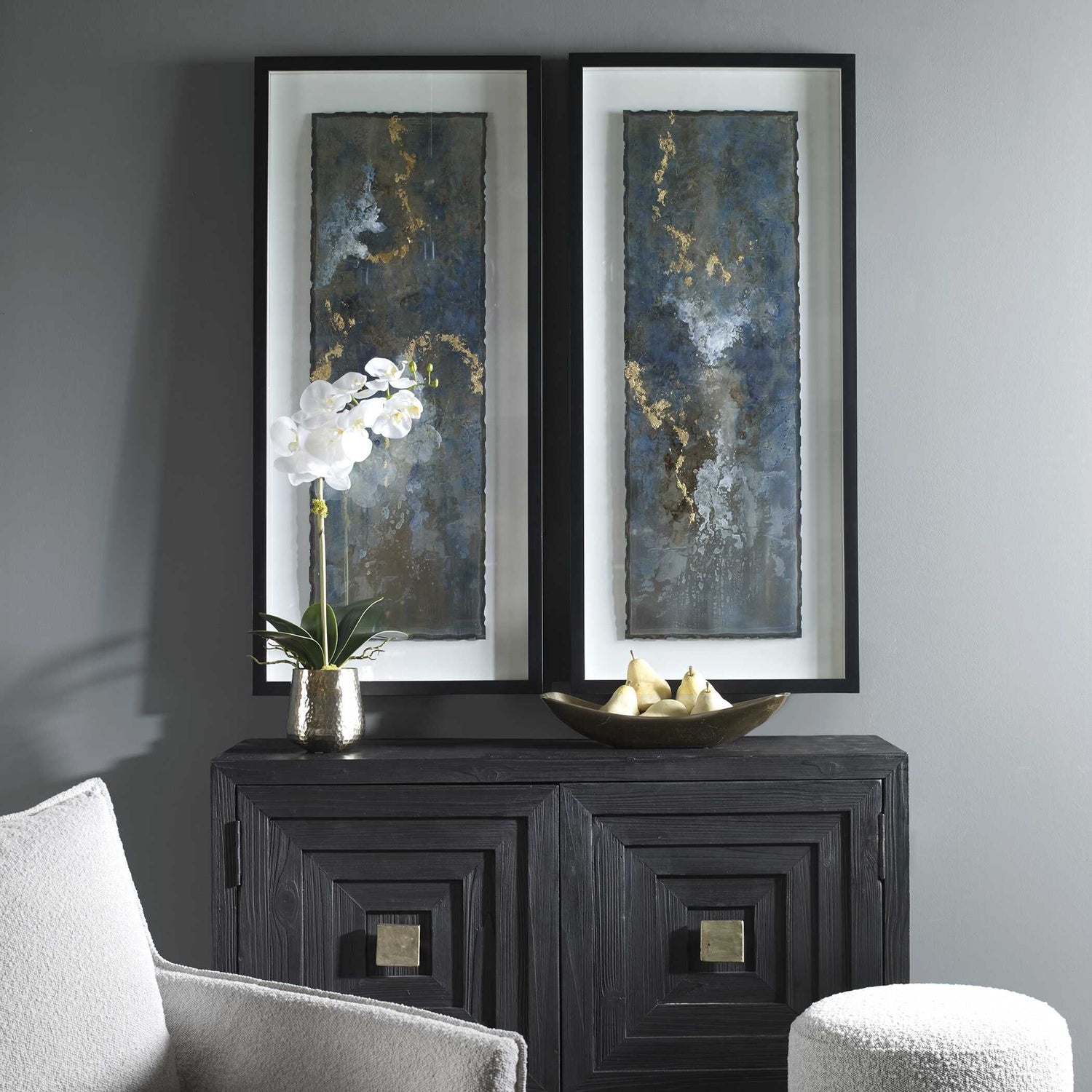 UTTERMOST GLIMMERING AGATE ABSTRACT PRINTS - Art