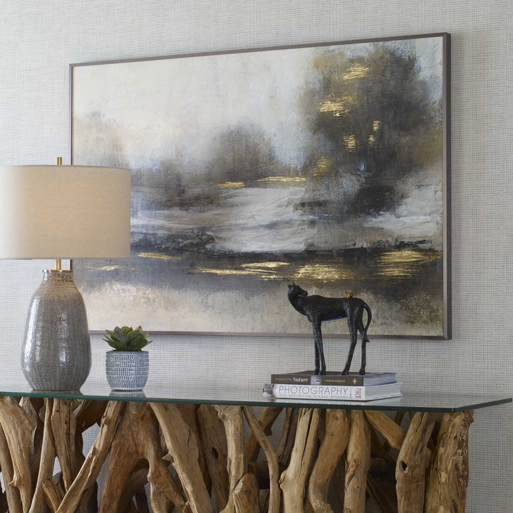 UTTERMOST Gilt Misty Landscape Framed Print - Art