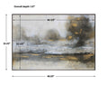 UTTERMOST GILT MISTY LANDSCAPE FRAMED PRINT - Art