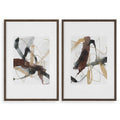 UTTERMOST Burgundy Interjection Abstract Prints Set Of 2 - Art