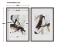 UTTERMOST BURGUNDY INTERJECTION ABSTRACT PRINTS - Art