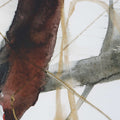 UTTERMOST BURGUNDY INTERJECTION ABSTRACT PRINTS - Art