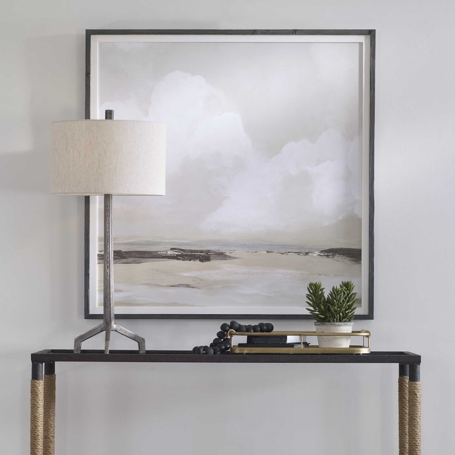 UTTERMOST SOFT CLOUDS FRAMED PRINT - Art