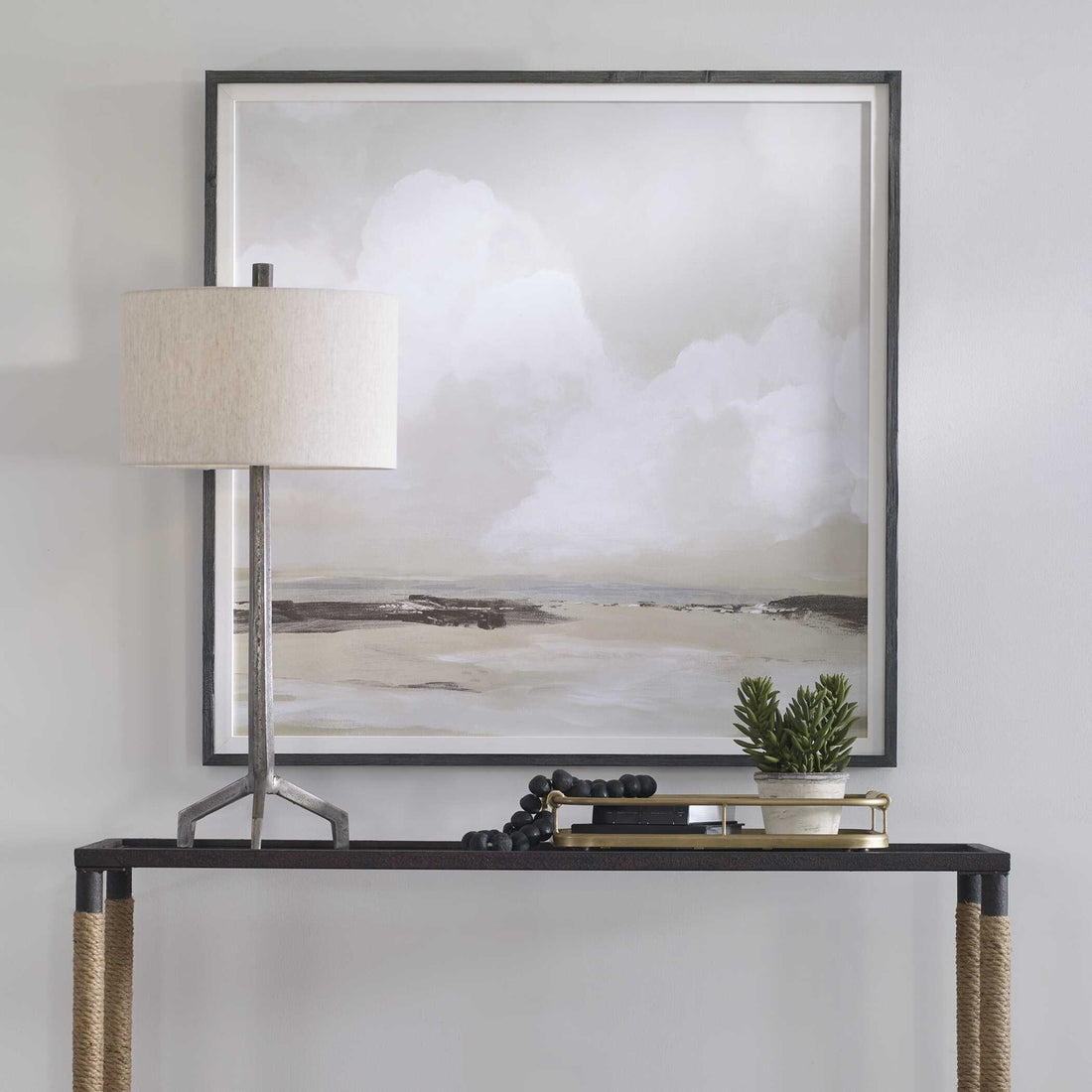 UTTERMOST Soft Clouds Framed Print - Art