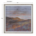 UTTERMOST DAWN ON THE HILLS FRAMED PRINT - Art