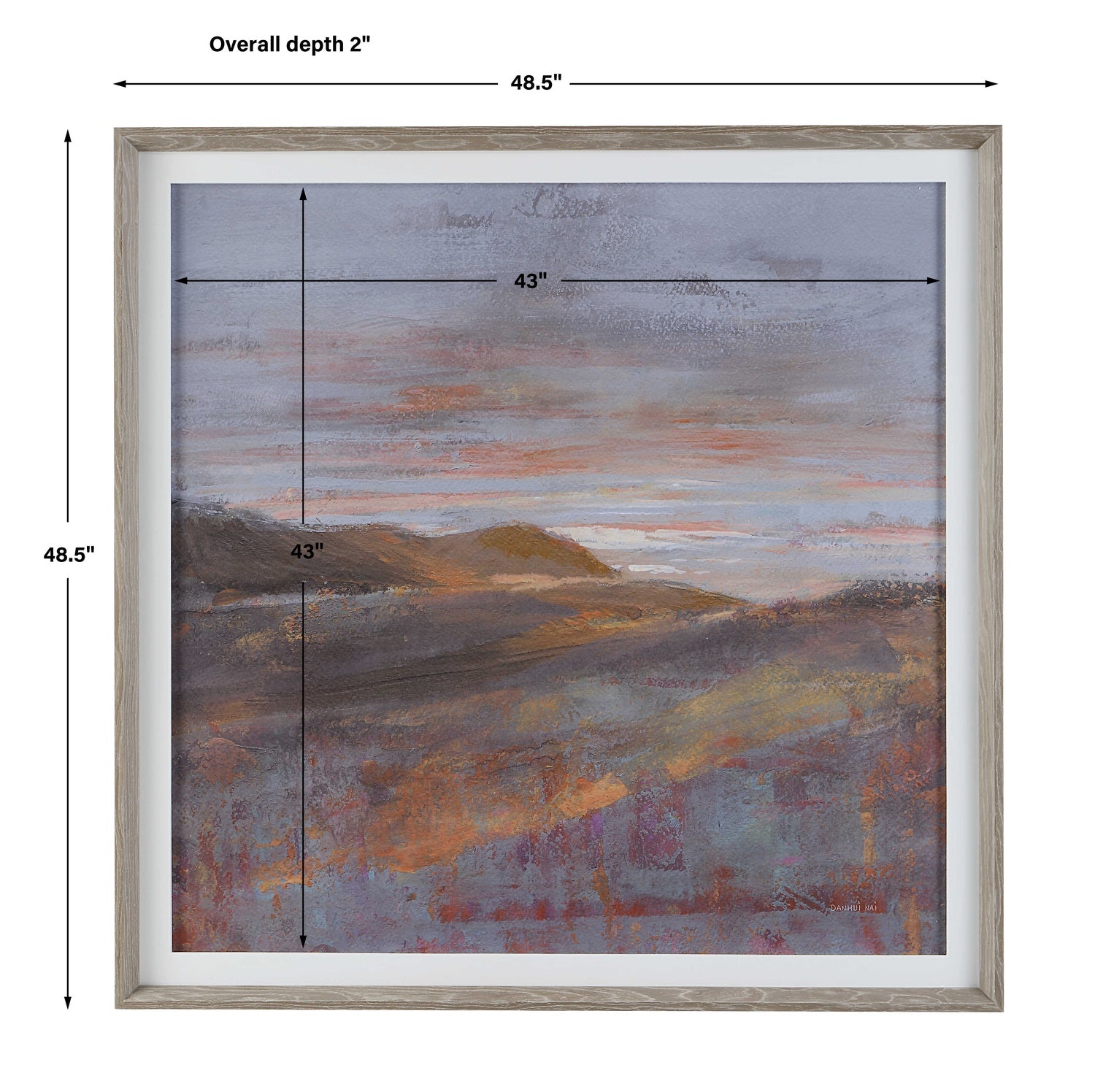 UTTERMOST DAWN ON THE HILLS FRAMED PRINT - Art