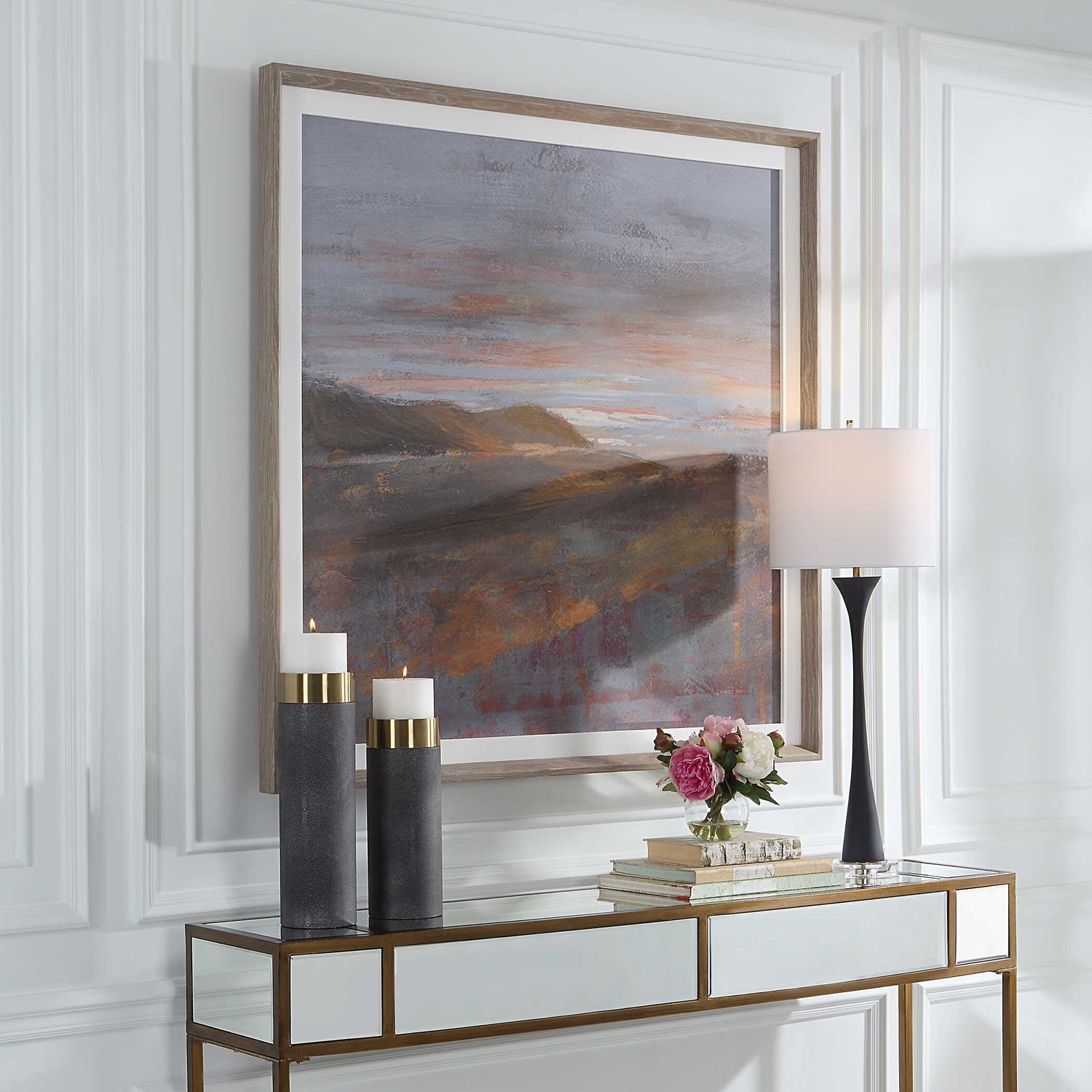 UTTERMOST DAWN ON THE HILLS FRAMED PRINT - Art
