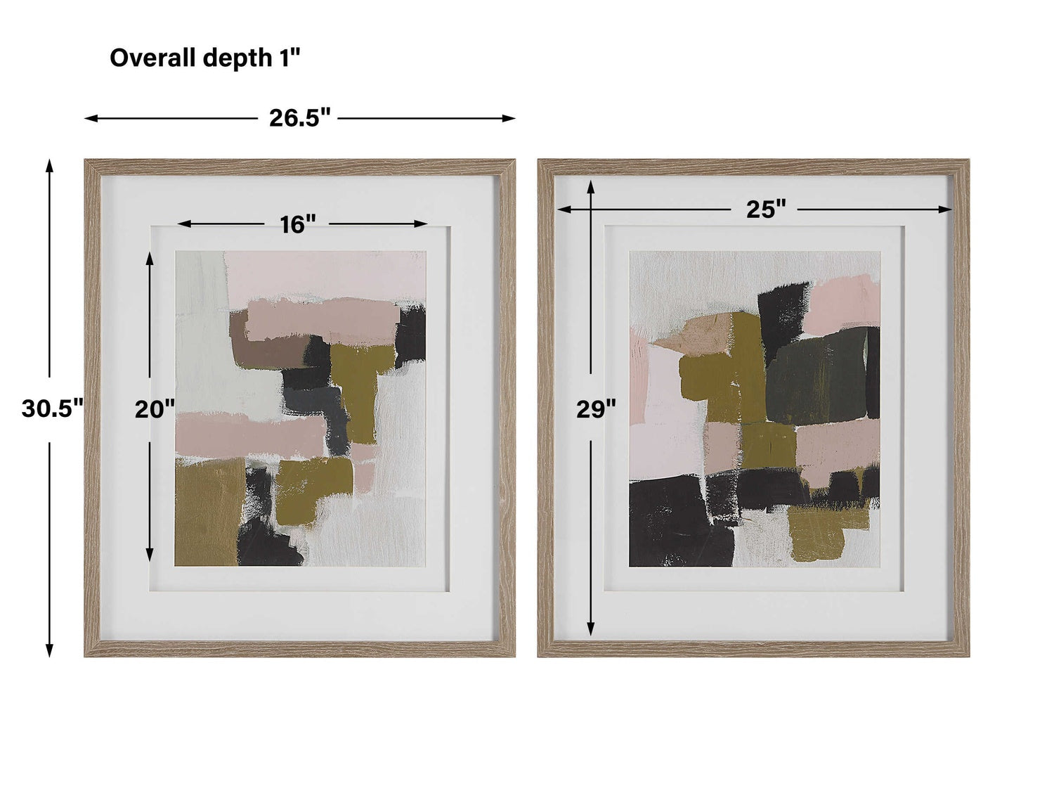 UTTERMOST COLOR BLOCK FRAMED PRINTS - Art