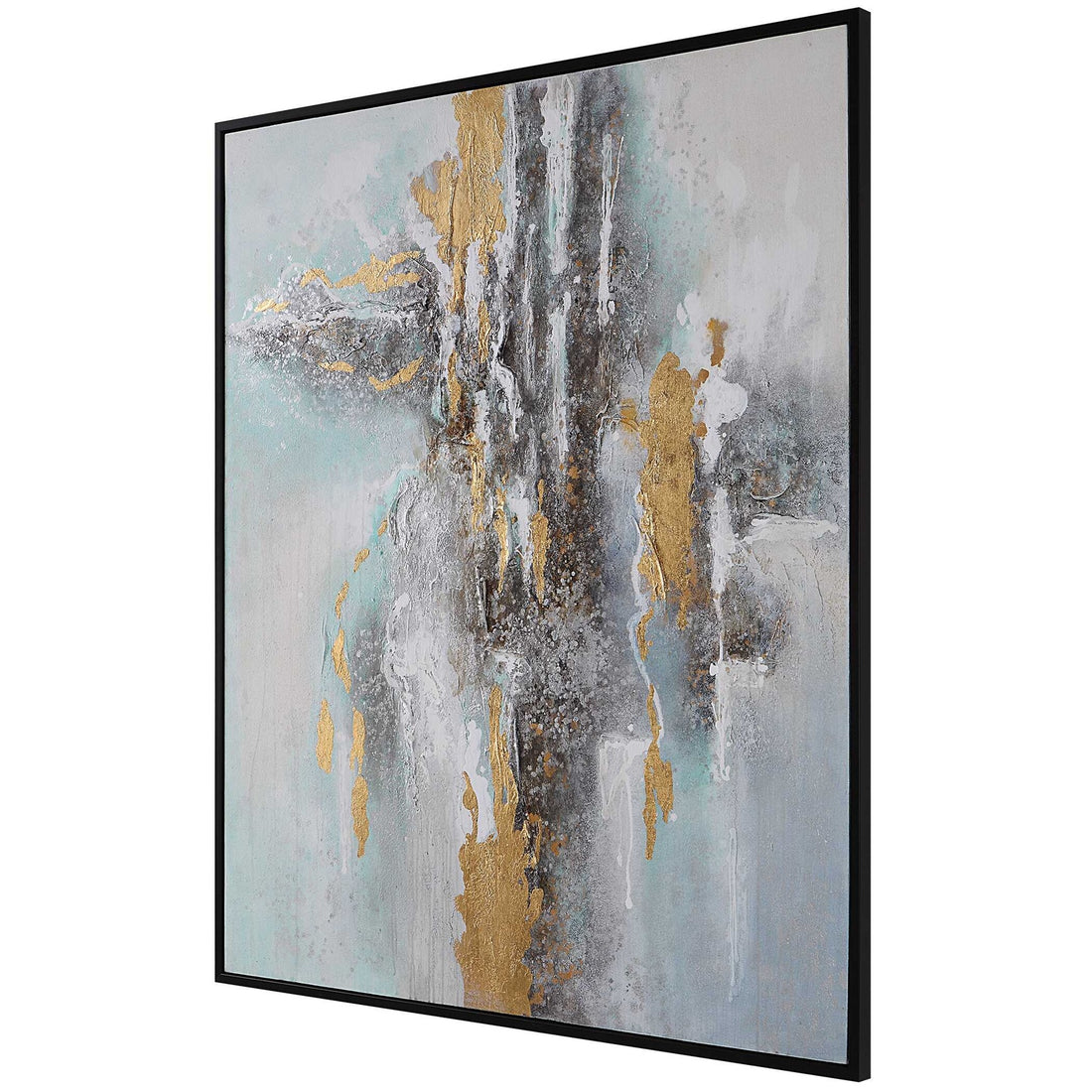 UTTERMOST MOUNTAIN MIST HAND PAINTED CANVAS - Art