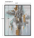 UTTERMOST MOUNTAIN MIST HAND PAINTED CANVAS - Art
