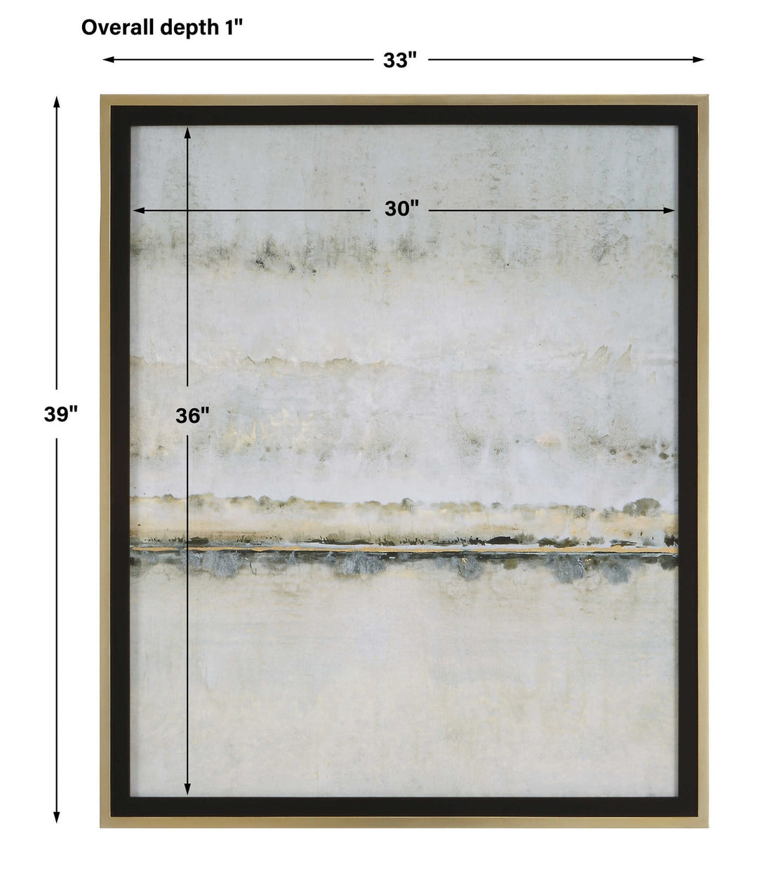 UTTERMOST Gilded Horizon Framed Print - Art