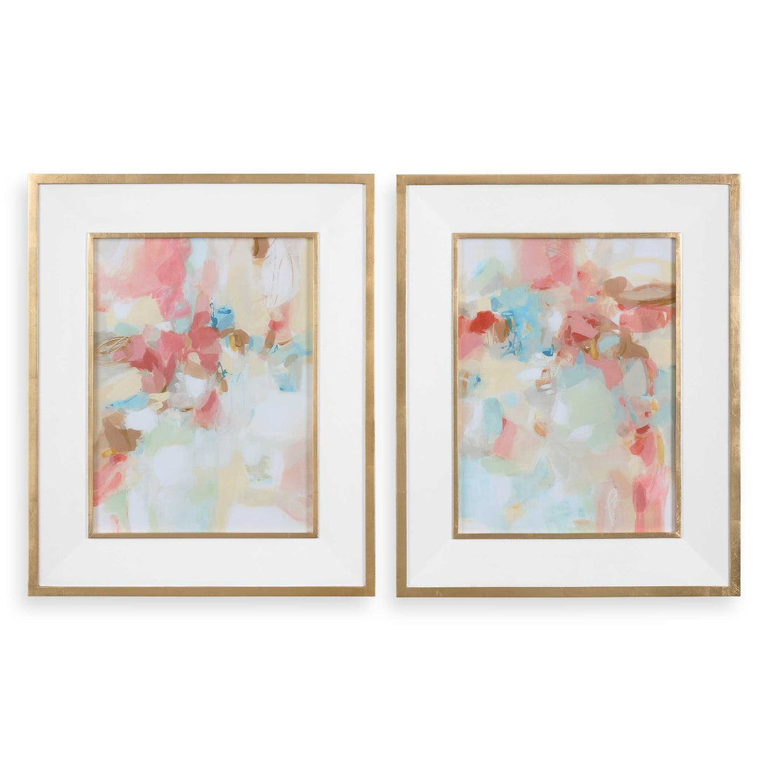 UTTERMOST A TOUCH OF BLUSH AND FENCES ART - Art