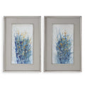 UTTERMOST INDIGO FLORALS FRAMED ART - Art