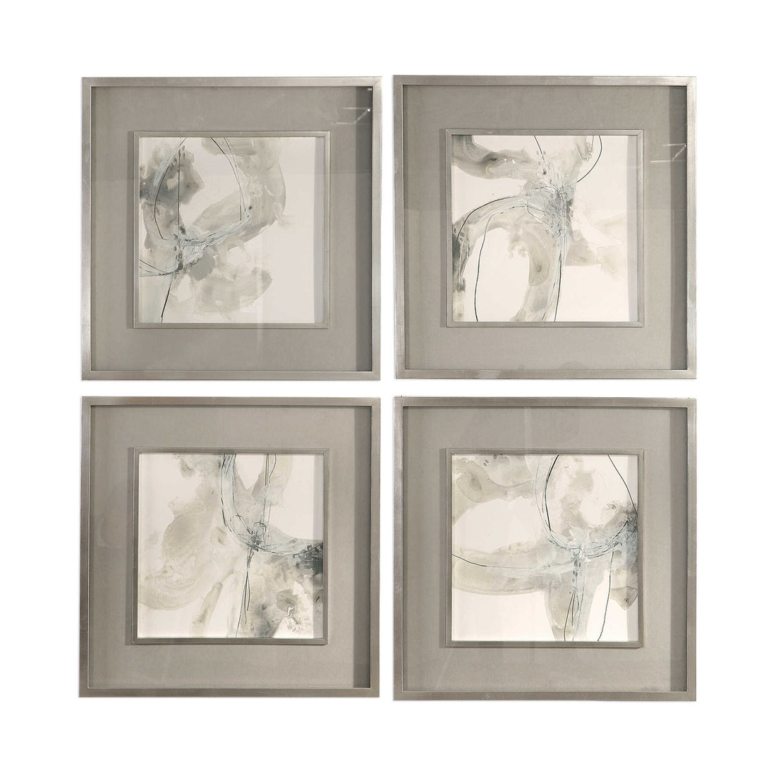 UTTERMOST Divination Abstract Art Set Of 4 - Art