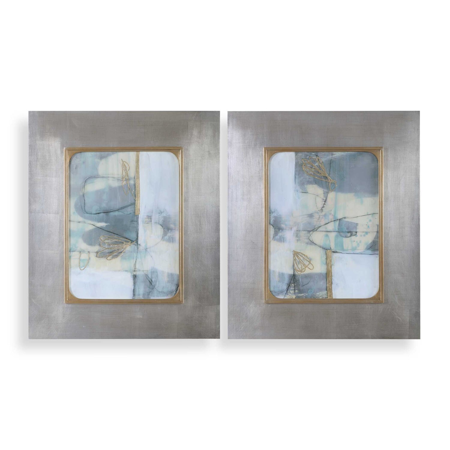 UTTERMOST GILDED WHIMSY ABSTRACT PRINTS - Art