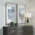 UTTERMOST Undulating Oro Abstract Prints Set Of 2 - Art