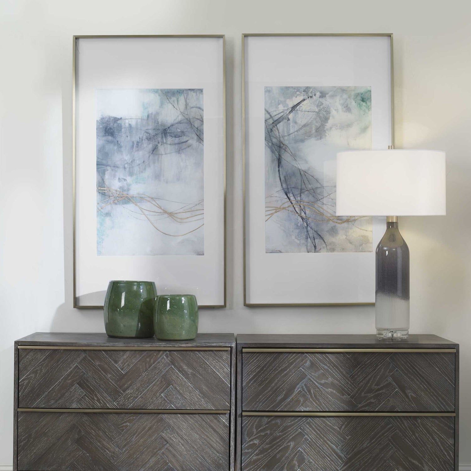 UTTERMOST UNDULATING ORO ABSTRACT PRINTS - Art