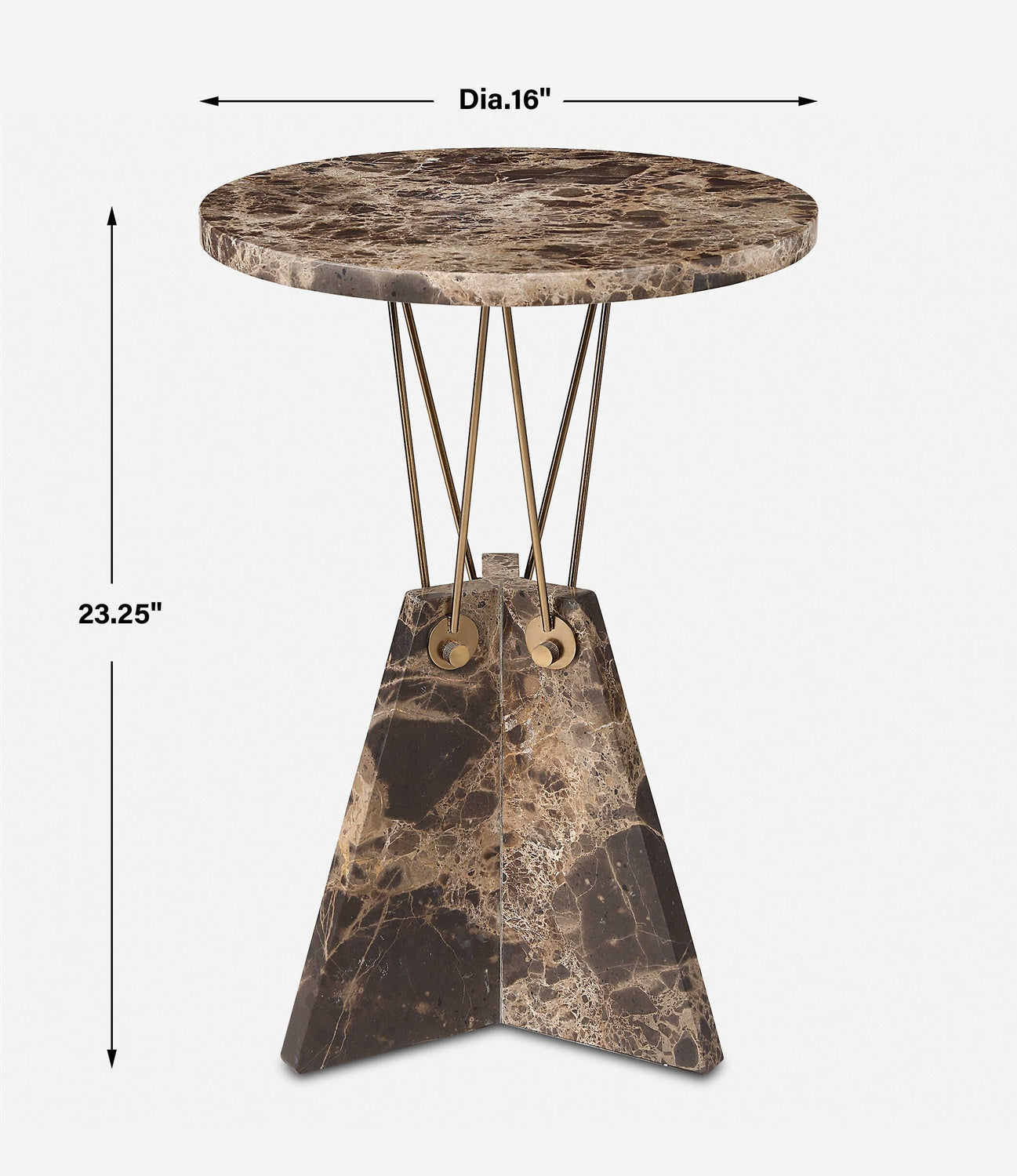 UTTERMOST Levitate Accent Table - Side