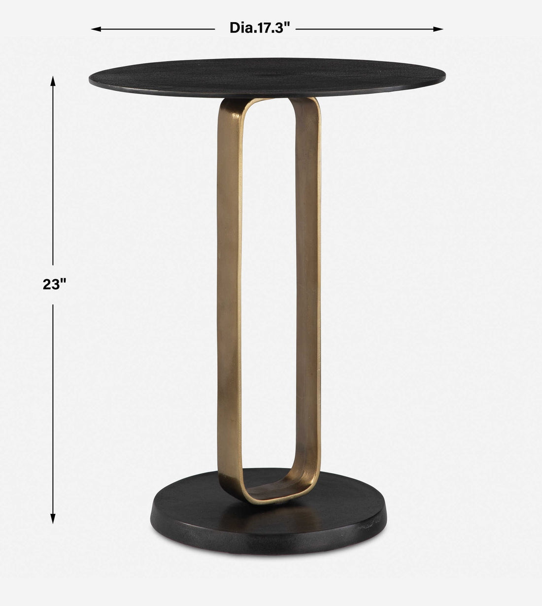 UTTERMOST Aperture Accent Table - Side
