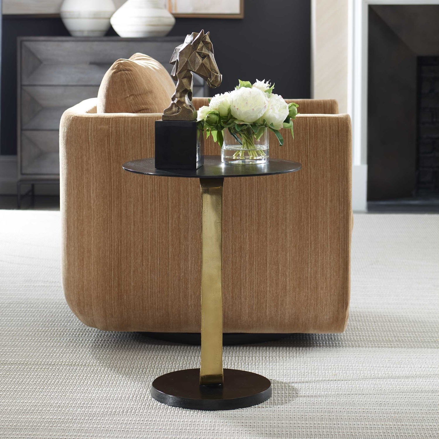 UTTERMOST Aperture Accent Table - Side
