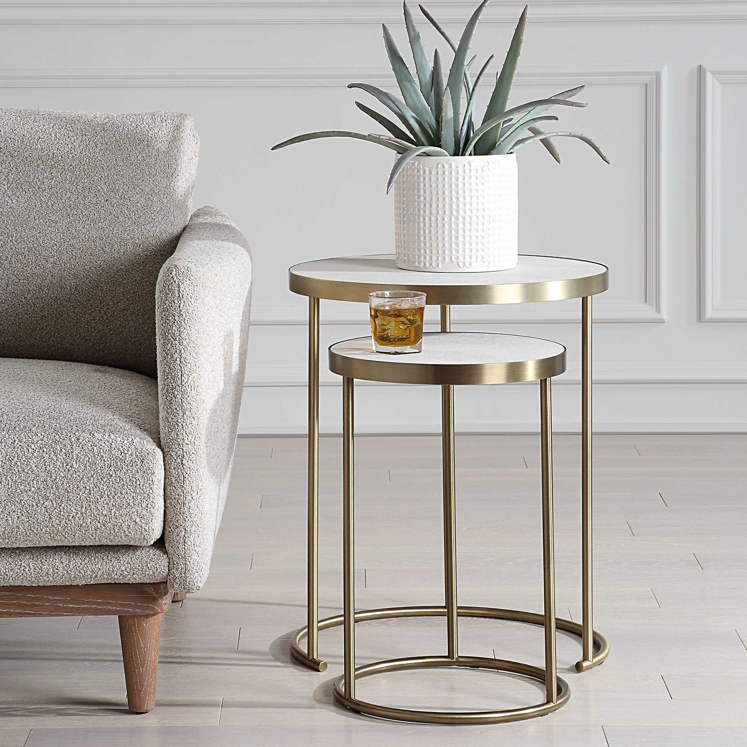 UTTERMOST Aragon Nesting Tables Set Of 2 - Side