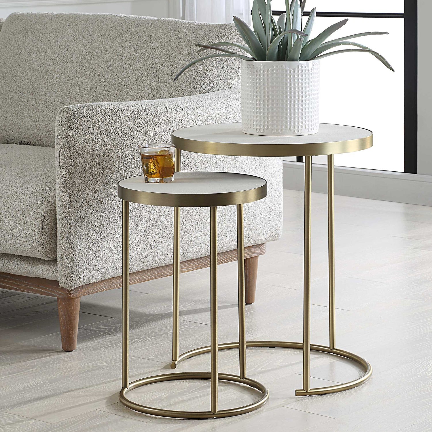 UTTERMOST Aragon Nesting Tables Set Of 2 - Side