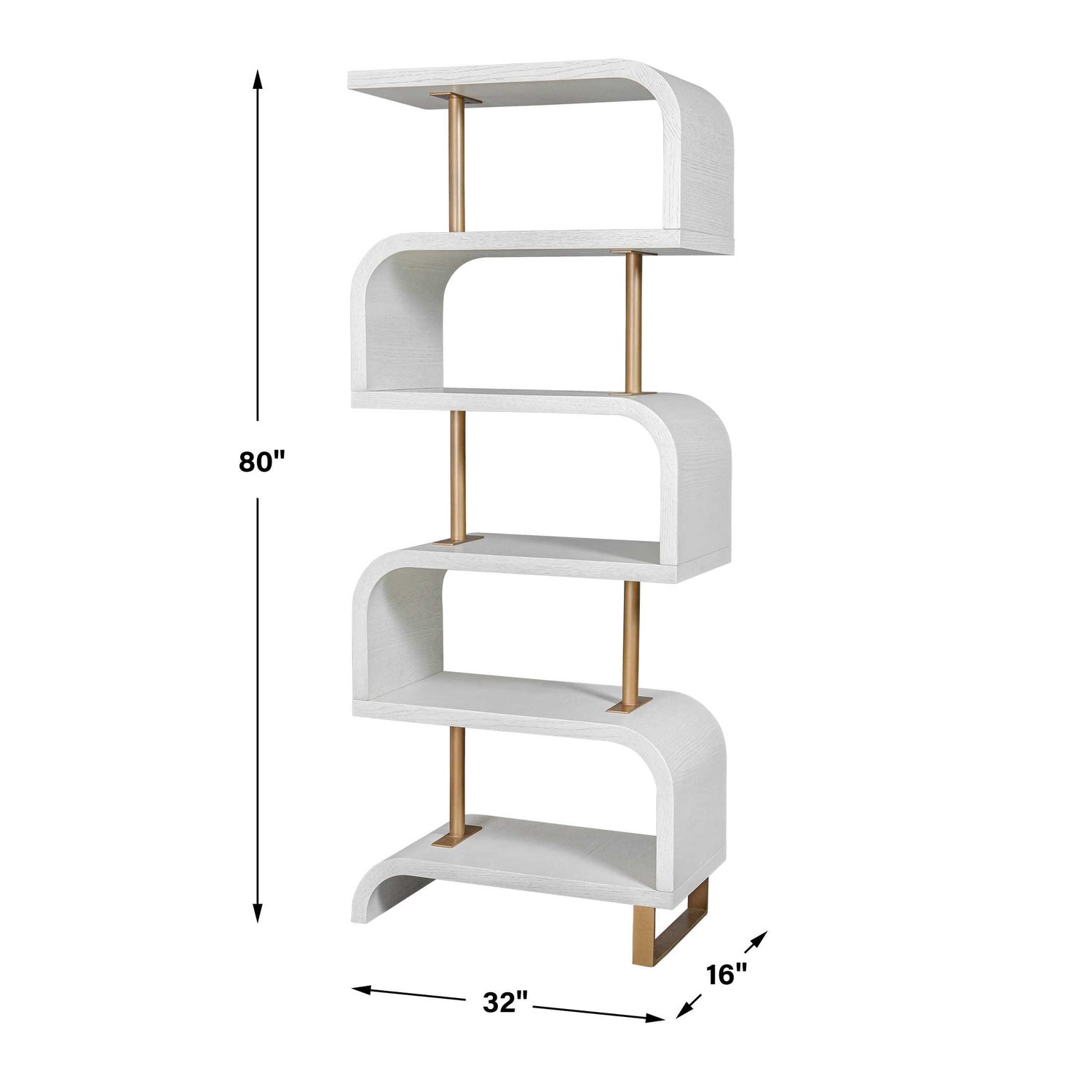 UTTERMOST BIA ETAGERE - Cabinets & Bar