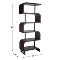 UTTERMOST BIA CHOCOLATE ETAGERE - Cabinets & Bar