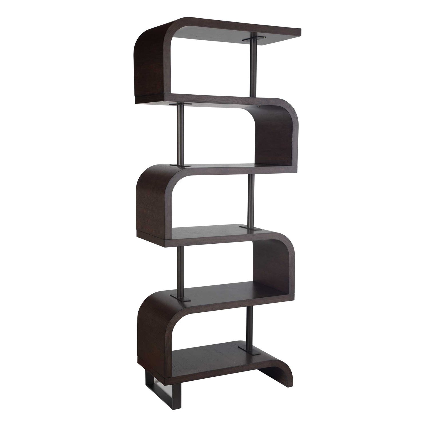 UTTERMOST BIA CHOCOLATE ETAGERE - Cabinets & Bar
