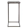 UTTERMOST Theodore Travertine Accent Table - Side