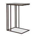 UTTERMOST Theodore Travertine Accent Table - Side