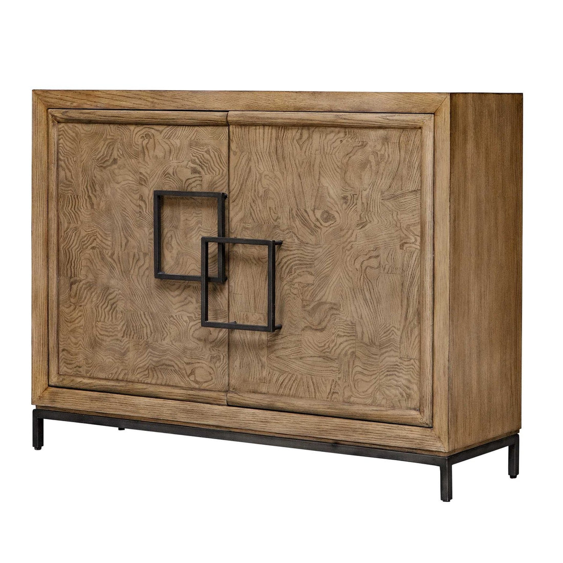 UTTERMOST Paltrow Burl 2 Door Cabinet - Cabinets & Bar