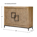 UTTERMOST Paltrow Burl 2 Door Cabinet - Cabinets & Bar