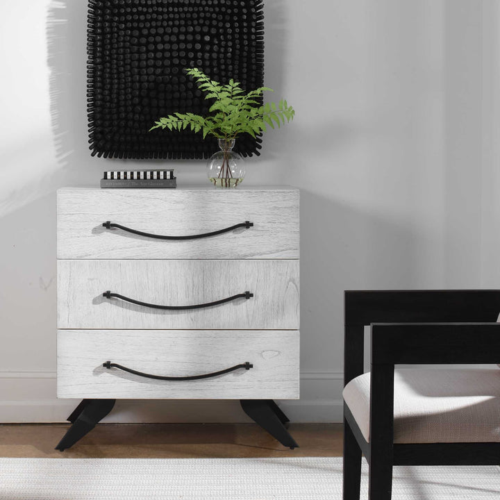 UTTERMOST VIVI 3 DRAWER CHEST - Benches, Ottoman, Stools