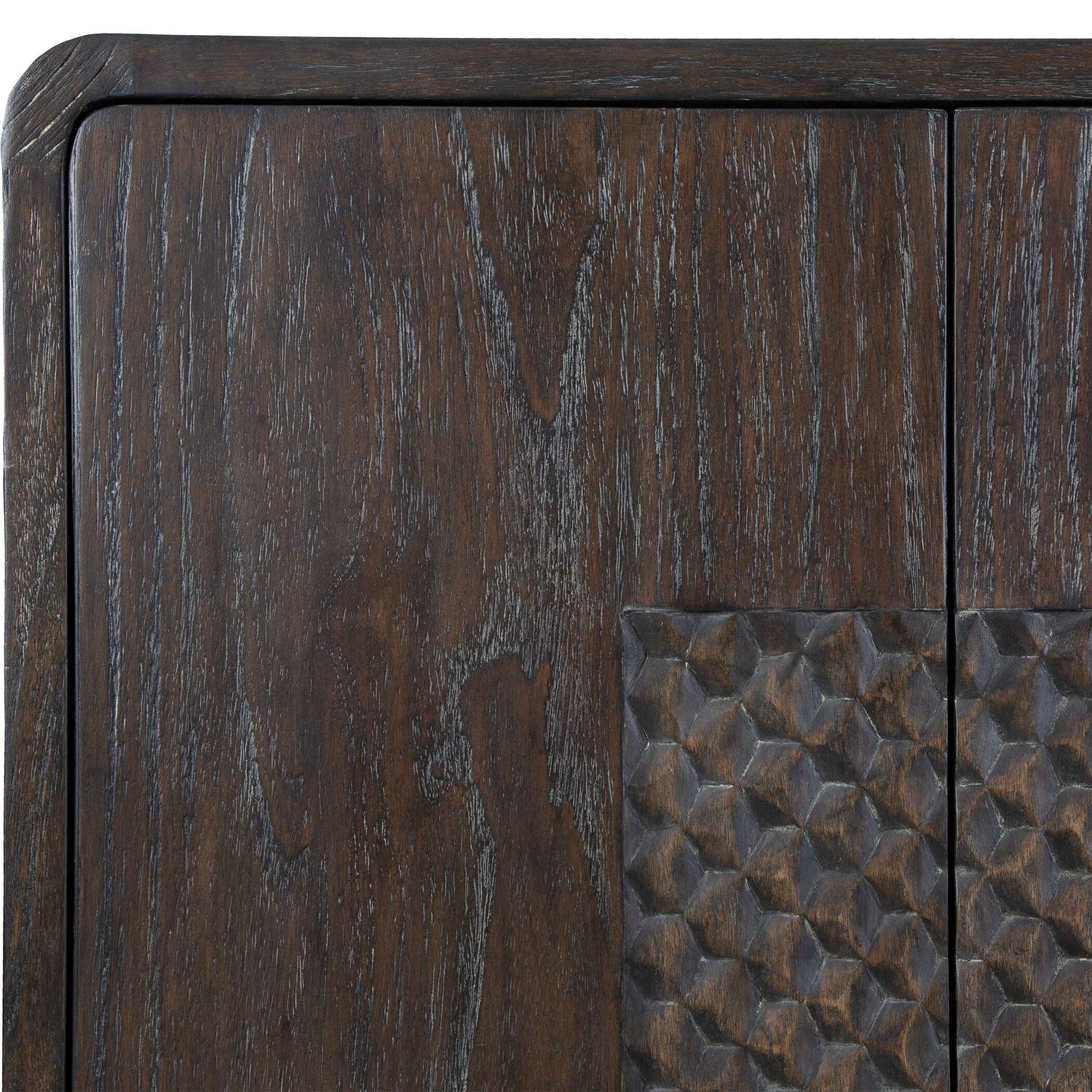 UTTERMOST HAUSEN 2 DOOR MID-CENTURY CABINET - Cabinets & Bar