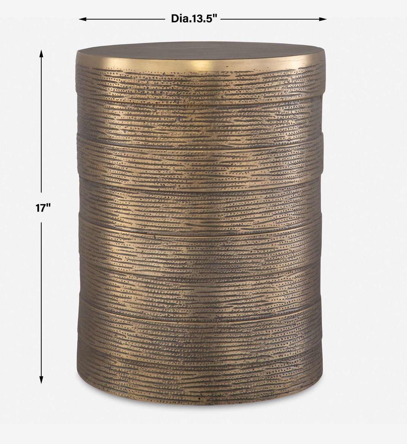 UTTERMOST Odin Accent Table - Side
