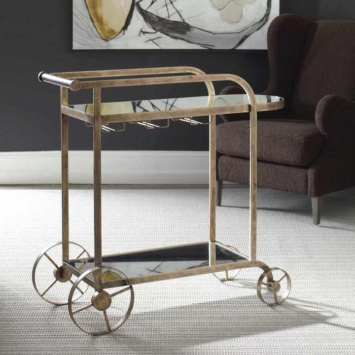 UTTERMOST Carrinho Bar Cart - Cabinets & Bar
