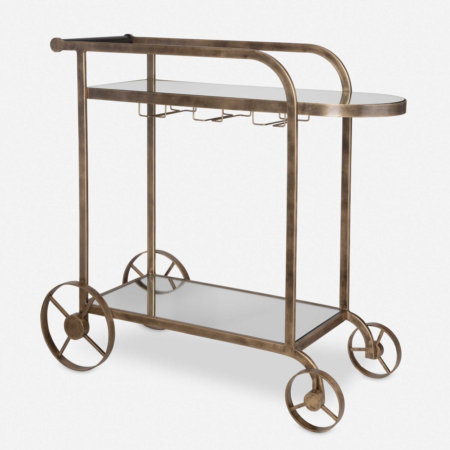UTTERMOST CARRINHO ANTIQUE BAR CART - Cabinets & Bar