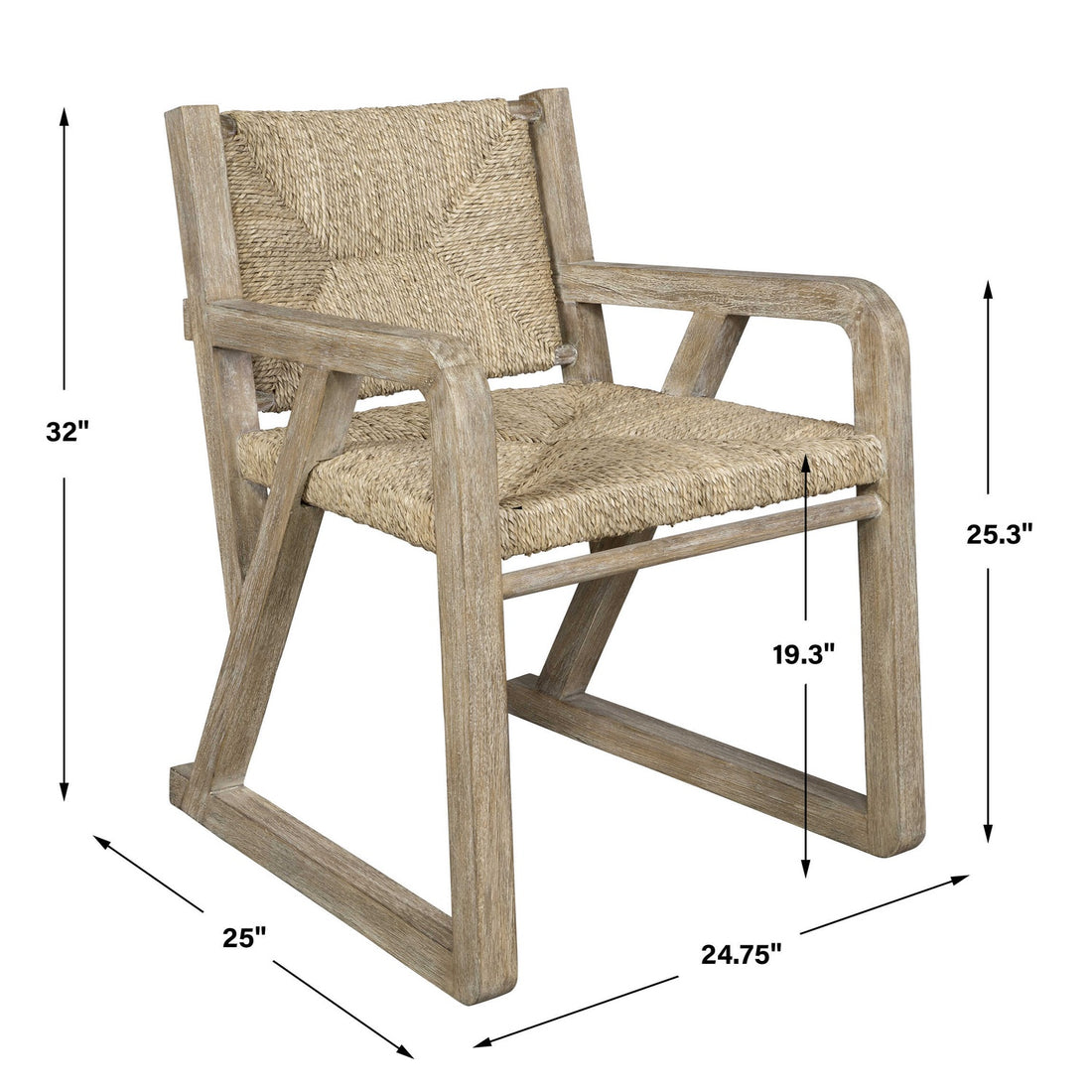 UTTERMOST CHATHAM SEAGRASS DINING CHAIR - Dining Chairs