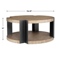 UTTERMOST LOANA INDUSTRIAL COFFEE TABLE - Coffee