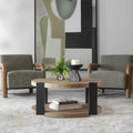 UTTERMOST LOANA INDUSTRIAL COFFEE TABLE - Coffee