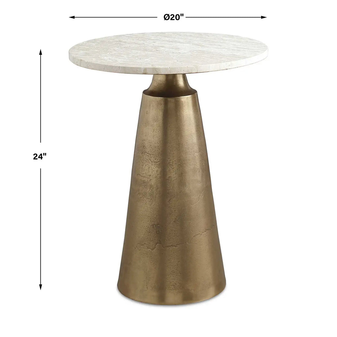 UTTERMOST Midsummer Accent Table - Side