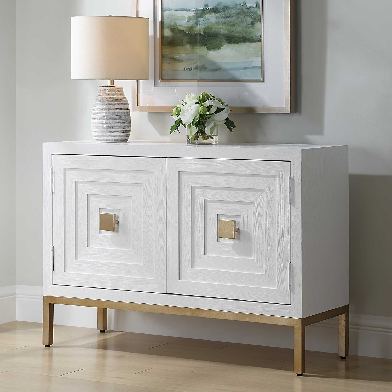 UTTERMOST, Aiken 2 Door Cabinet, CABINETS & BARS