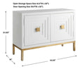 UTTERMOST AIKEN 2 DOOR CABINET - Cabinets & Bar