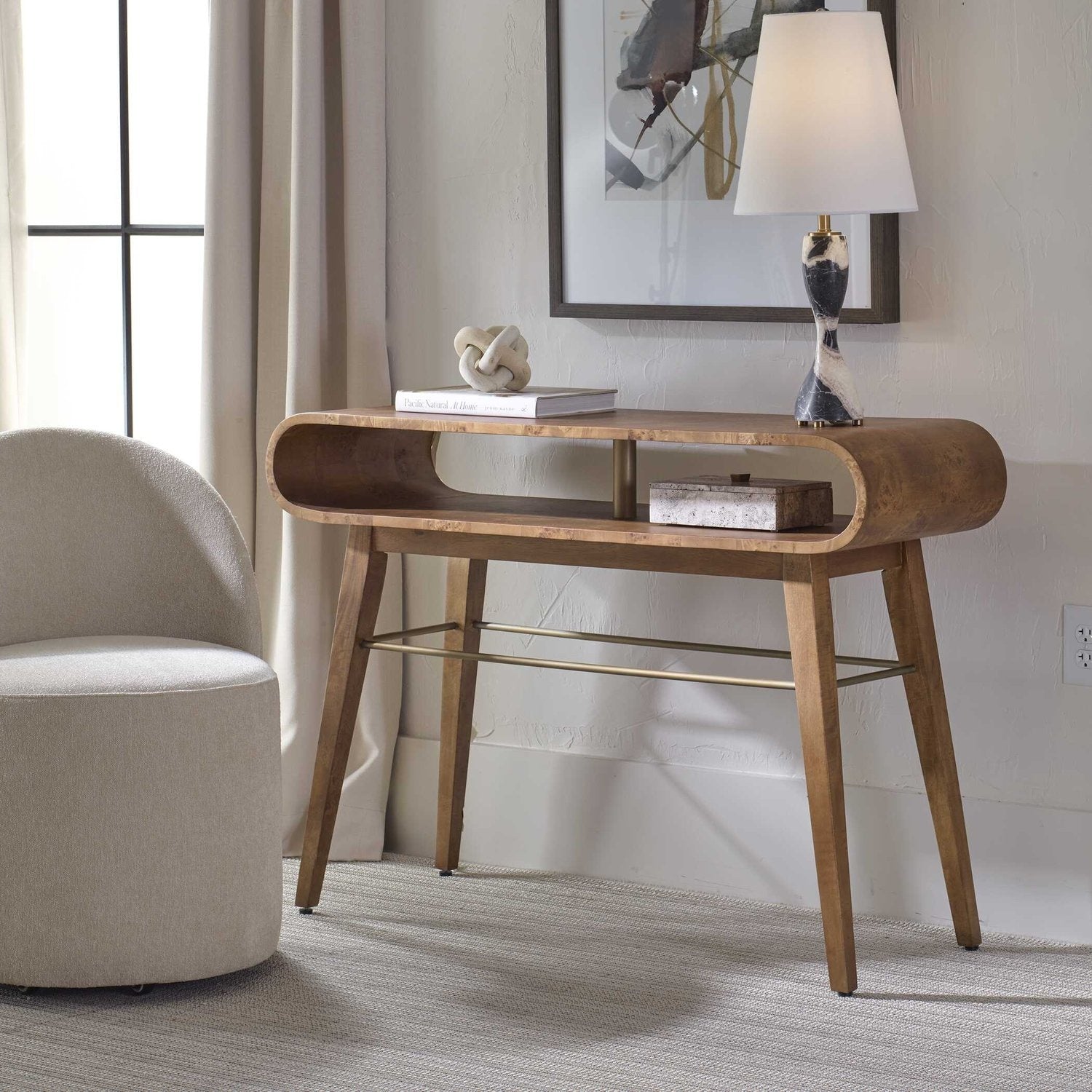 UTTERMOST LEDGER MID-CENTURY CONSOLE TABLE - Consoles