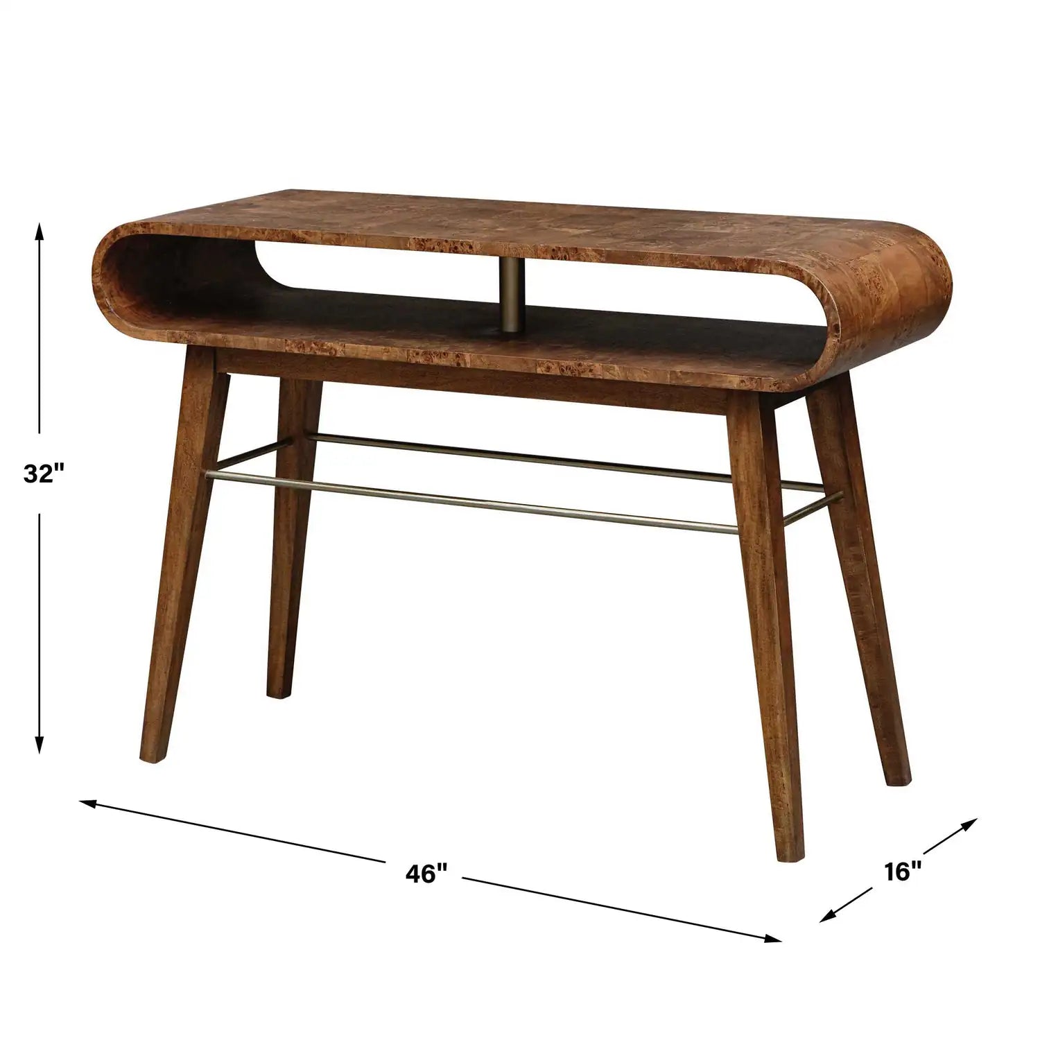 UTTERMOST Ledger Mid-Century Console Table - Consoles