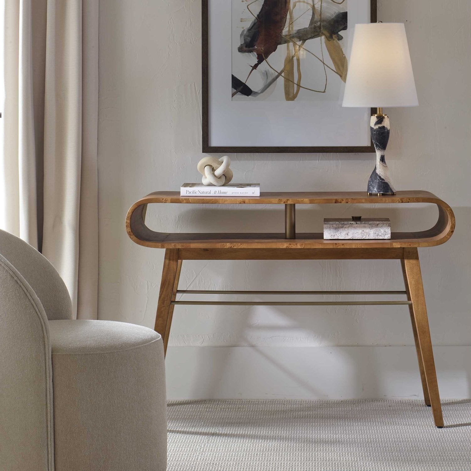 UTTERMOST LEDGER MID-CENTURY CONSOLE TABLE - Consoles