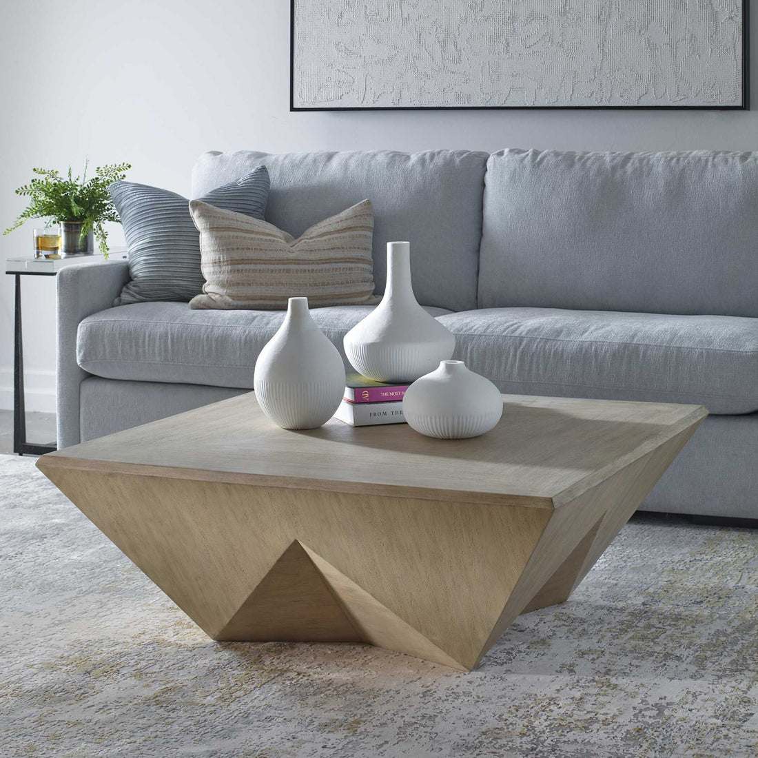 UTTERMOST Collins Modern Light Coffee Table - Coffee