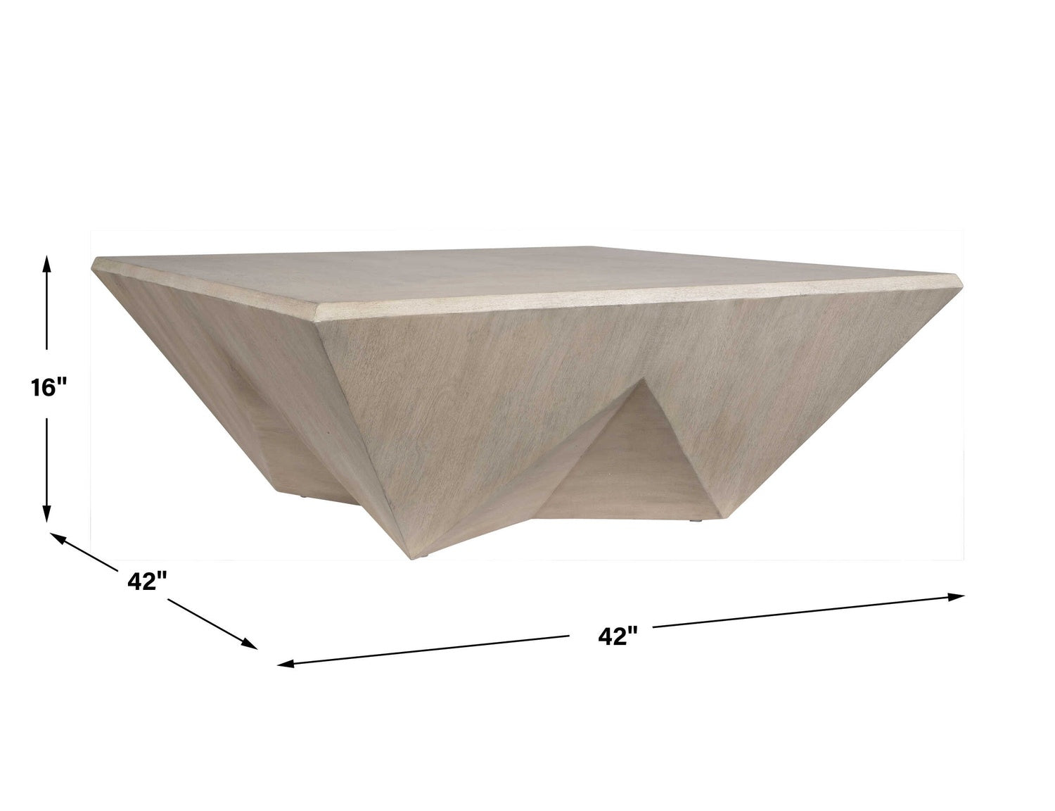 UTTERMOST COLLINS MODERN LIGHT COFFEE TABLE - Coffee